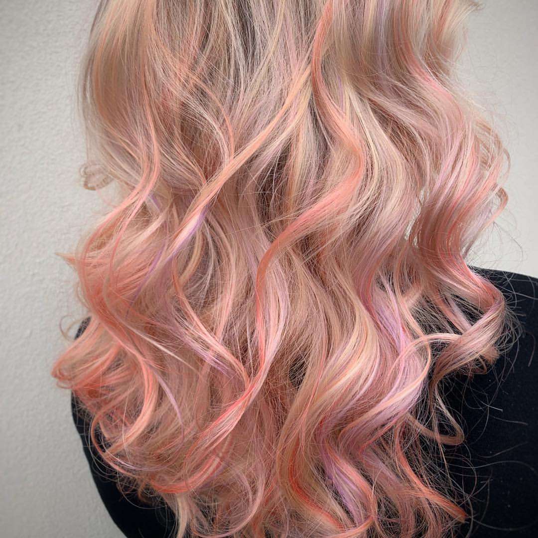 tóc nhuộm pastel