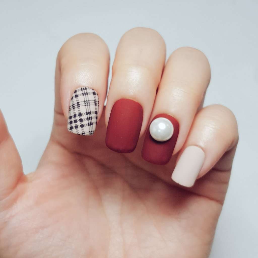 mẫu nail hoa thật xinh