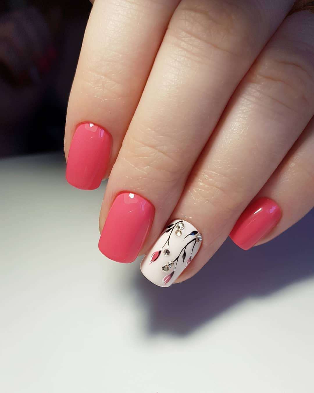 mẫu nail hoa đẹp