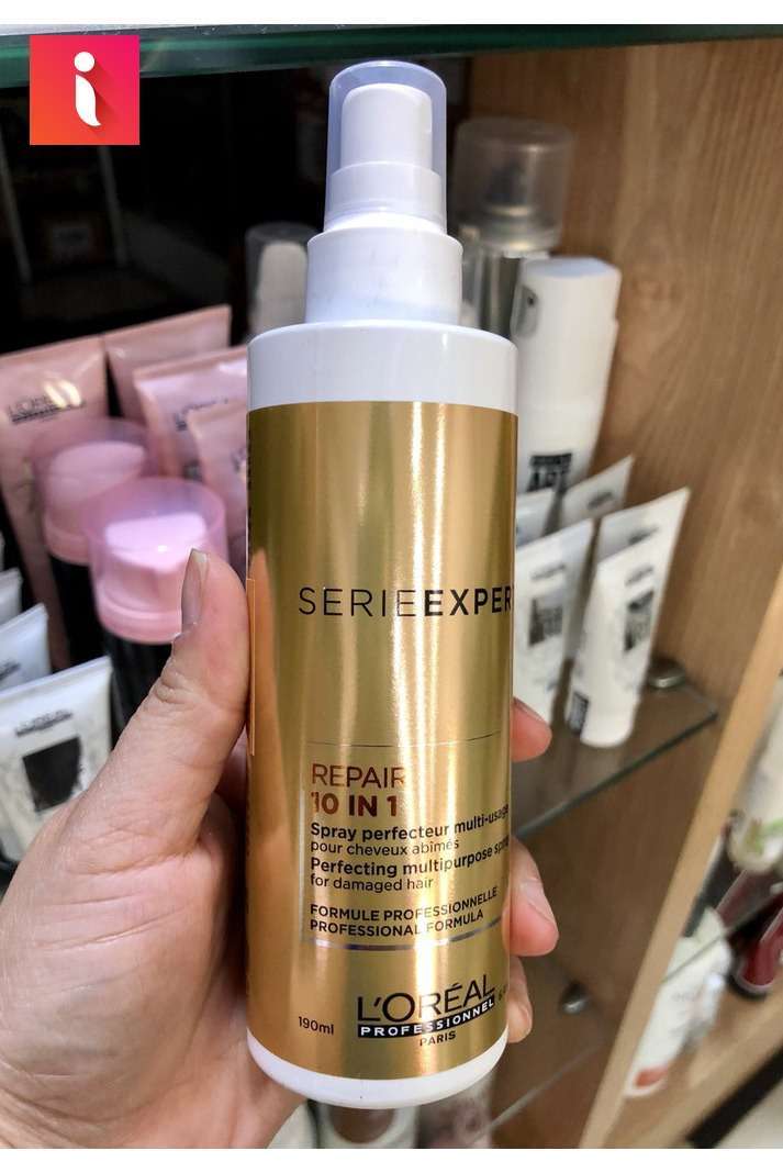 Xịt dưỡng tóc L'oreal Serie Expert phục hồi tóc khô hư tổn