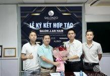 J.an Hairdressing kí kết hợp đồng hợp tác cùng Salonzo